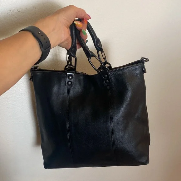 Plinio Visona made in Italy black tote